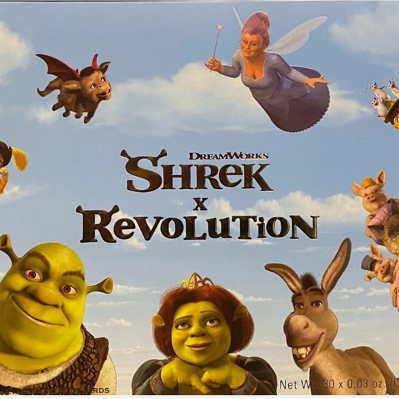 Revolution Shrek Character Eyeshadow Palette NWOT - Picture 1 of 8